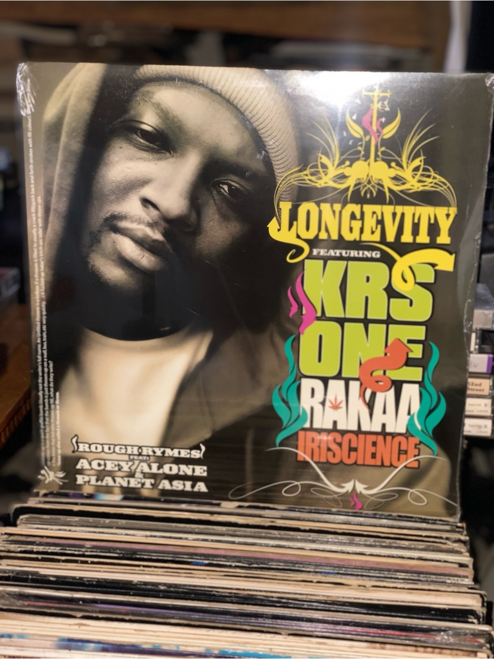 Longevity KRS ONE RAKAA "throwin up letters" 12" sealed new
